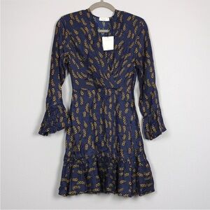 Sandro printed mini dress SZ 38 (M)